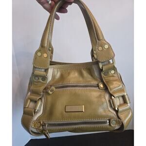 Jimmy Choo Maddy Taupe Leather Bucket Bag. SRP $1500 Italy *read description